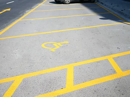 ADA-Compliant Parking Lot